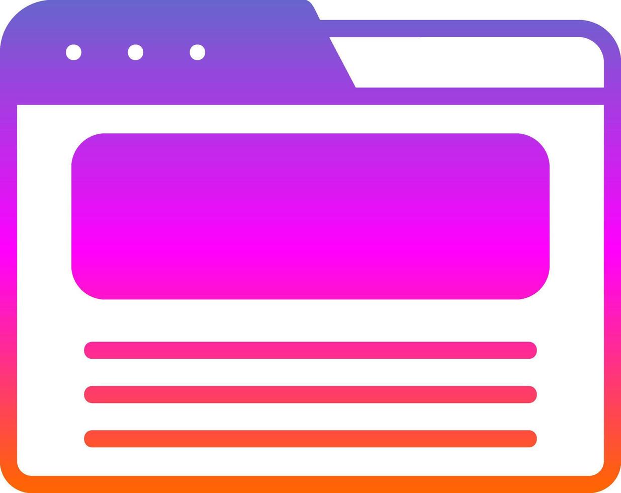 Banner Adverts Vector Icon Design