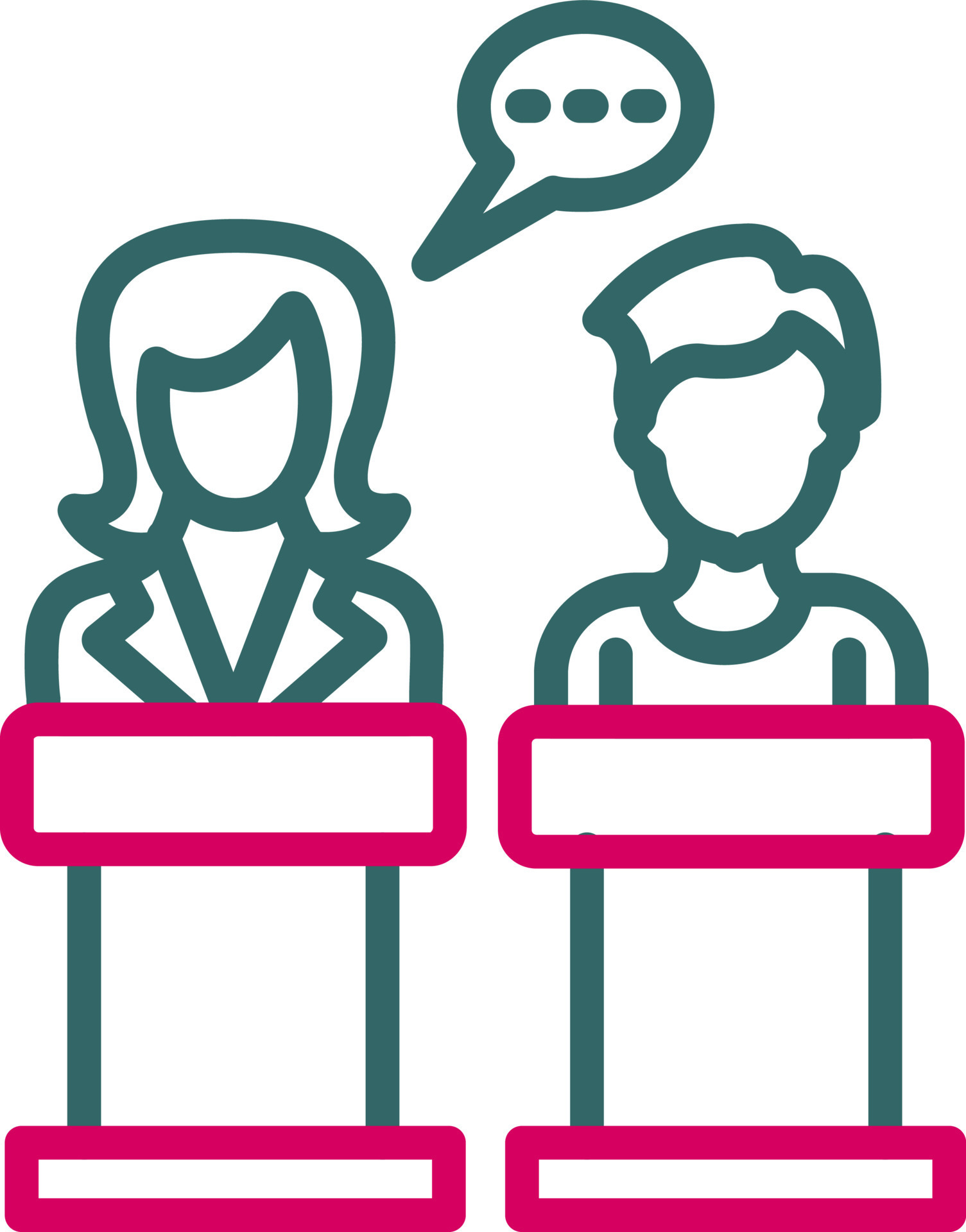 Debate Vector Icon 16481607 Vector Art at Vecteezy