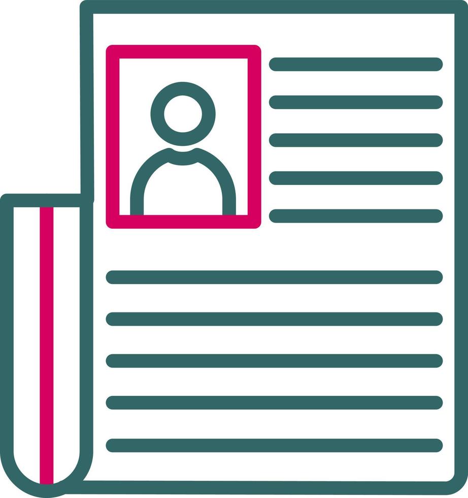 Newspaper Vector Icon