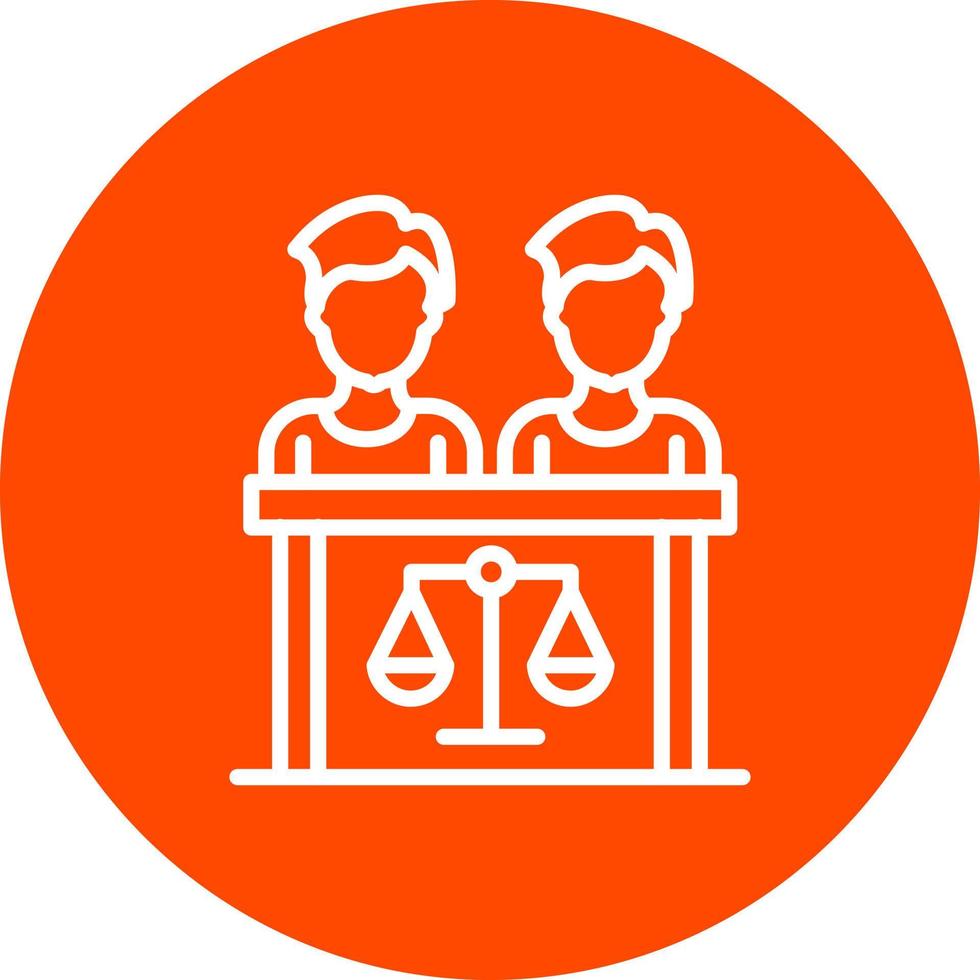 Supreme Court Vector Icon