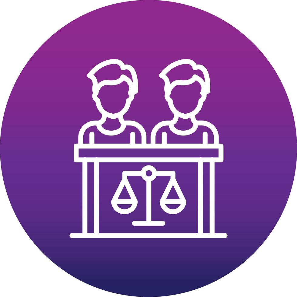 Supreme Court Vector Icon