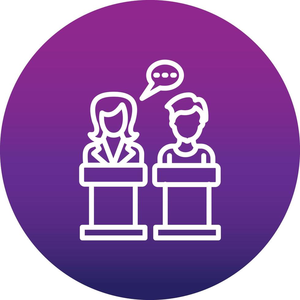 Debate Vector Icon