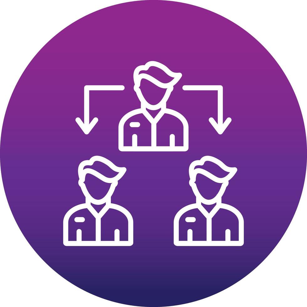 Delegate Vector Icon