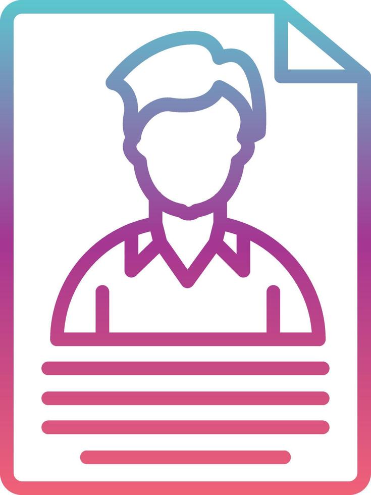 Candidate Vector Icon