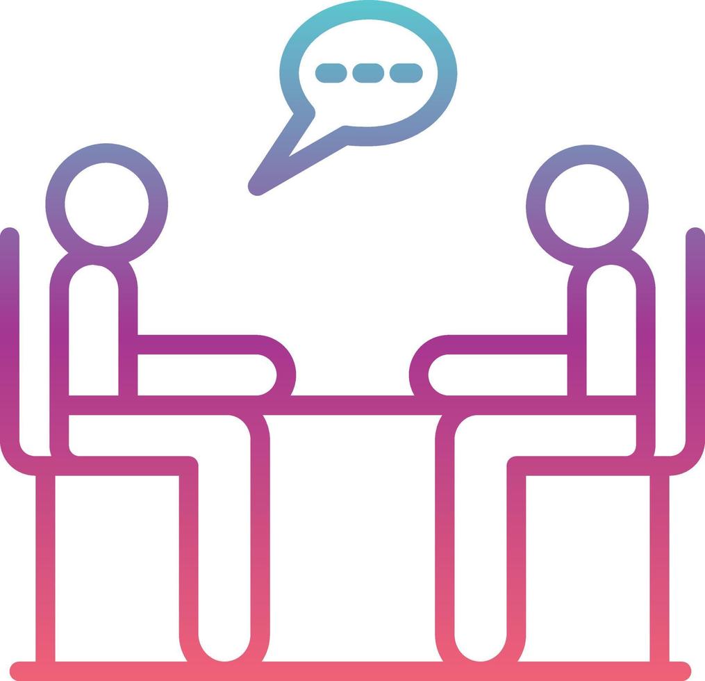 Interview Vector Icon