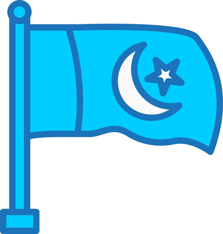 icono de vector de bandera de pakistán
