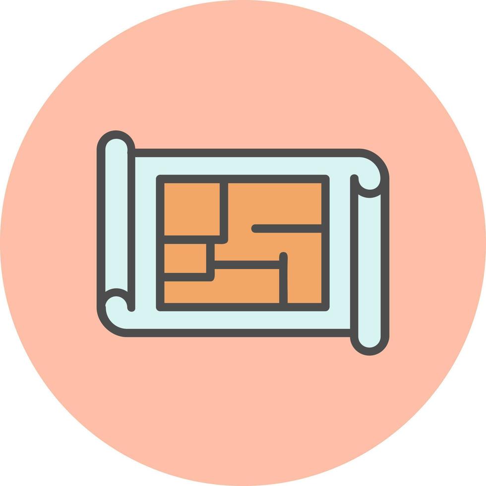 Floor Plan Vector Icon