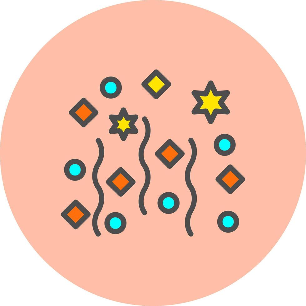 Confetti Vector Icon