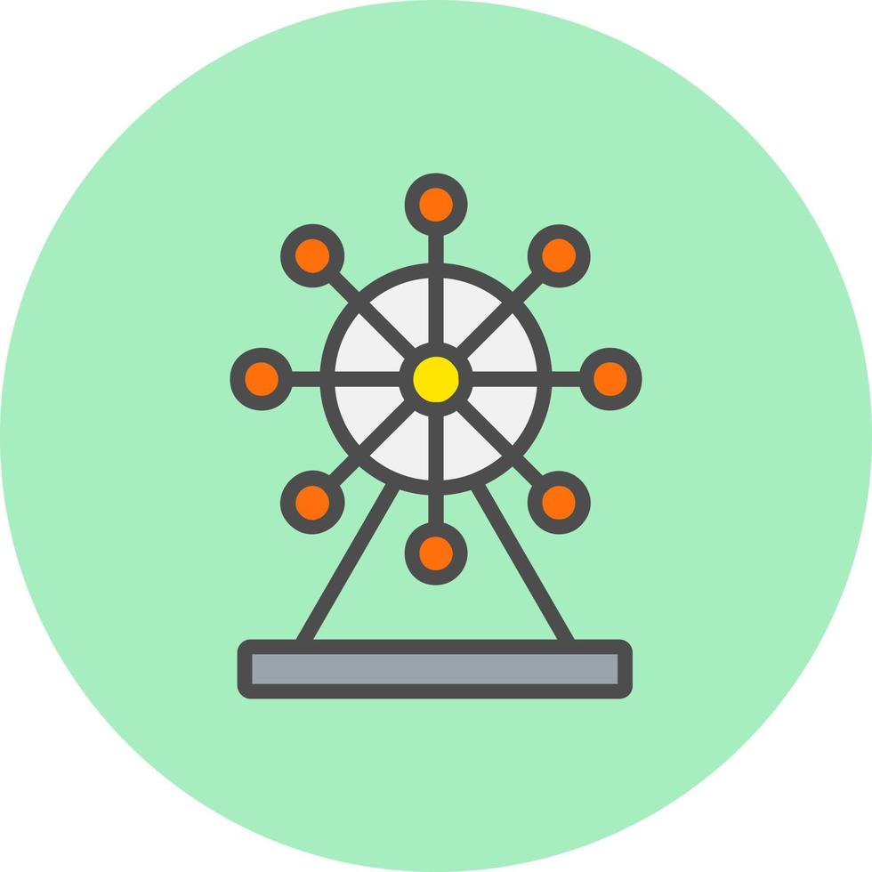 Ferris Wheel Vector Icon