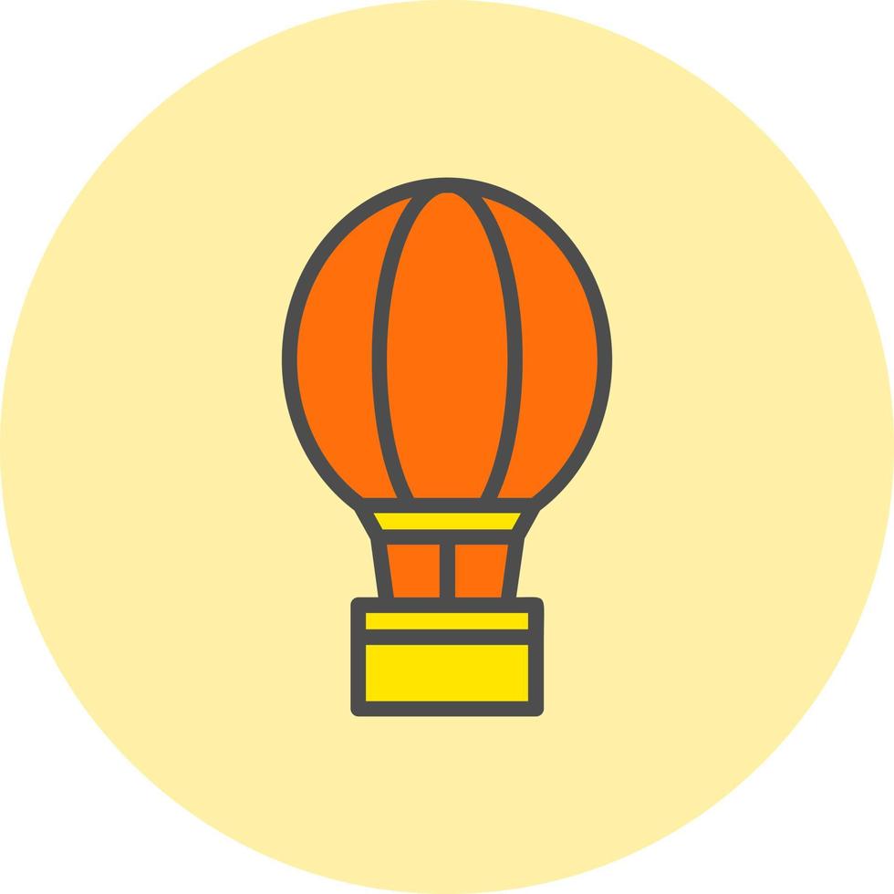 Hot Air Balloon Vector Icon