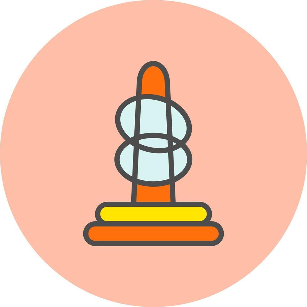 Ring Toss Vector Icon