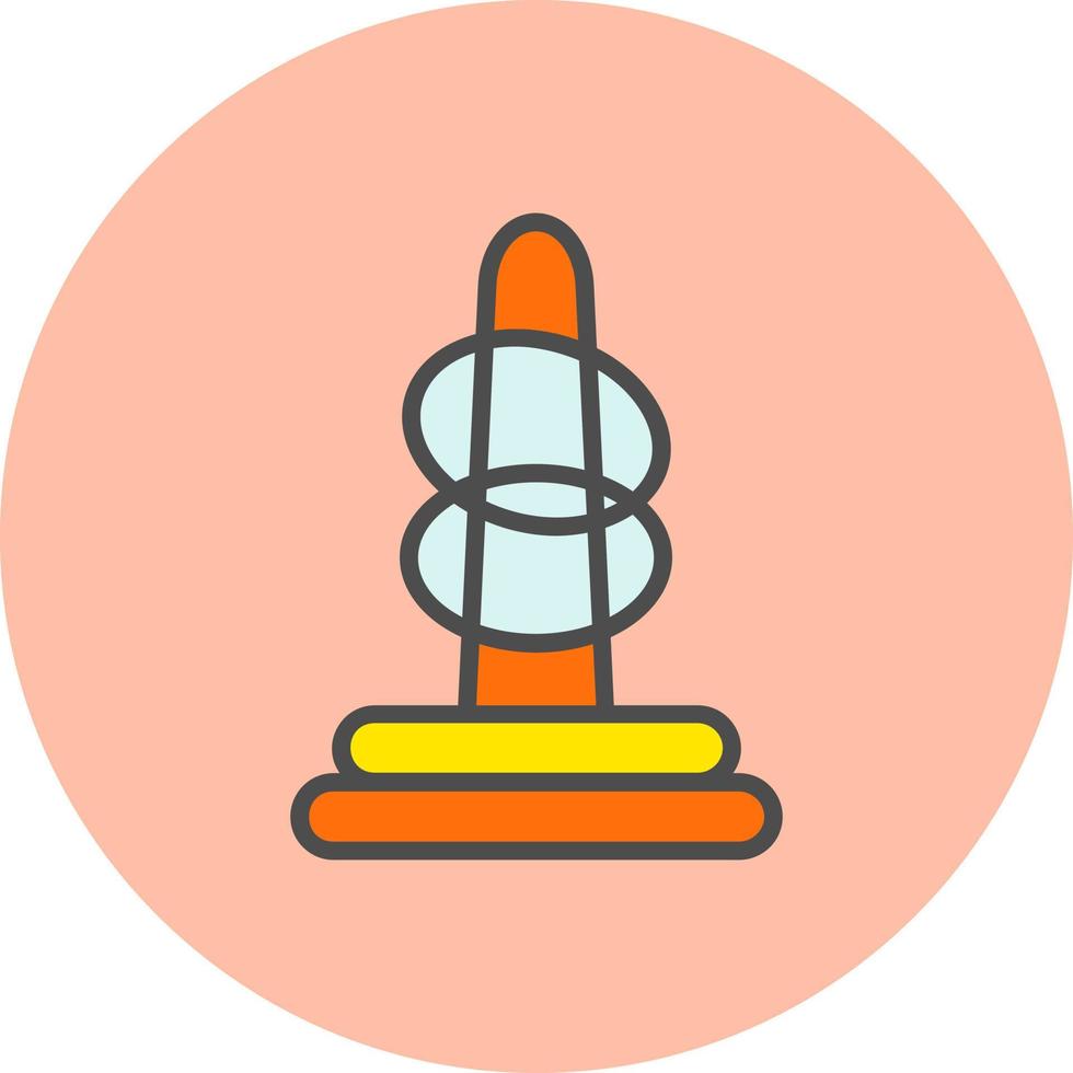 Ring Toss Vector Icon