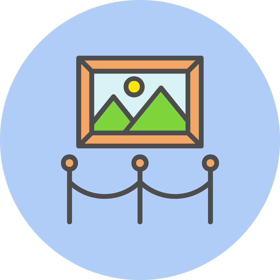 Art Gallery Vector Icon