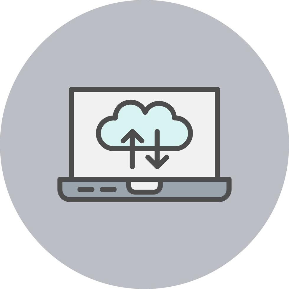 Cloud Computing Vector Icon