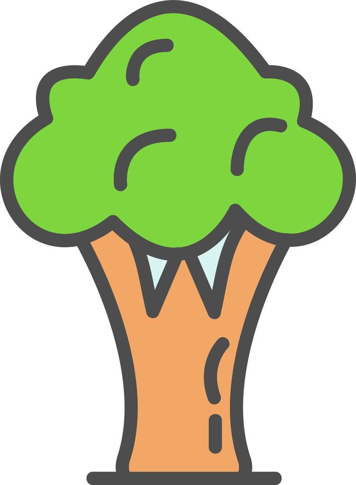 Broccoli Vector Icon