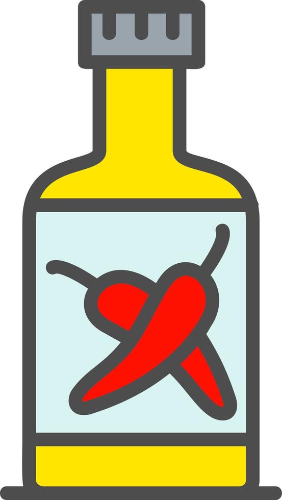 Chili Sauce Vector Icon