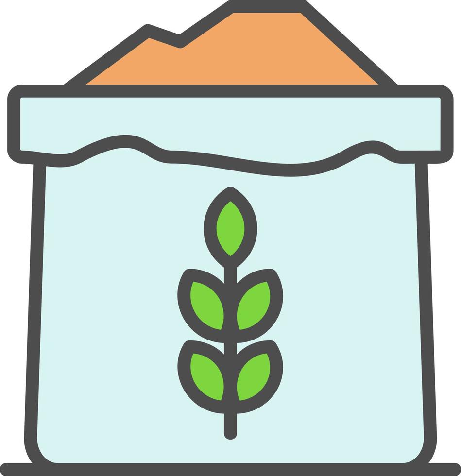 Wheat Flour Vector Icon