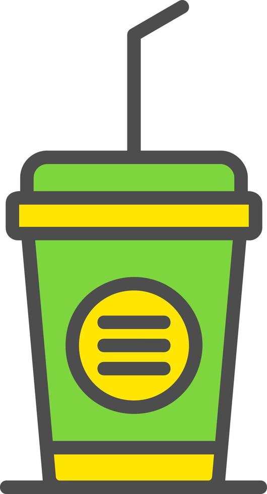 Cold Drink Vector Icon