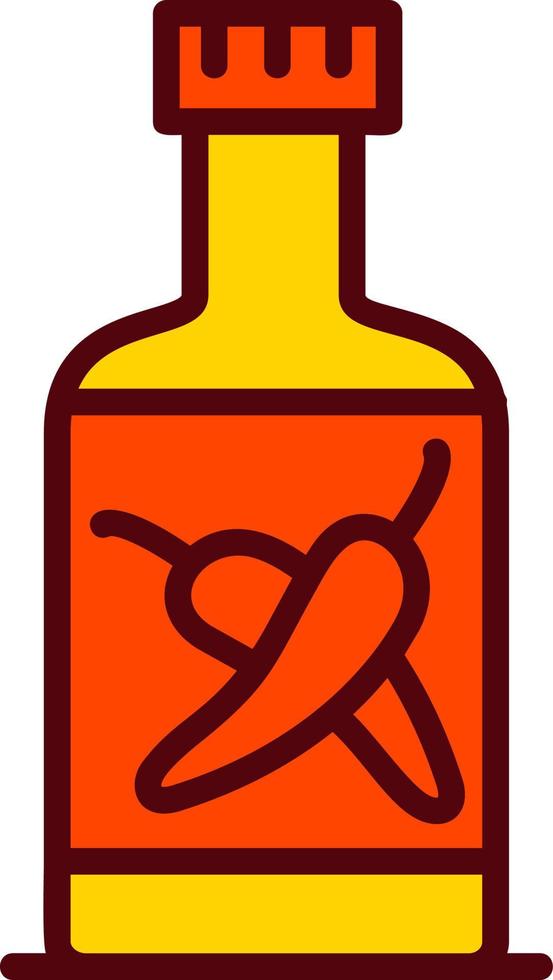 Chili Sauce Vector Icon