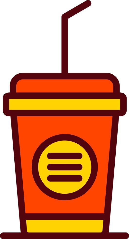 Cold Drink Vector Icon