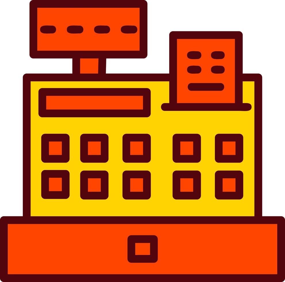 Cashier Machine Vector Icon