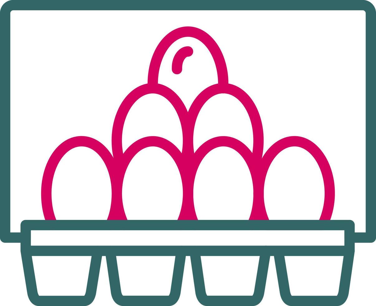 Egg Carton Vector Icon