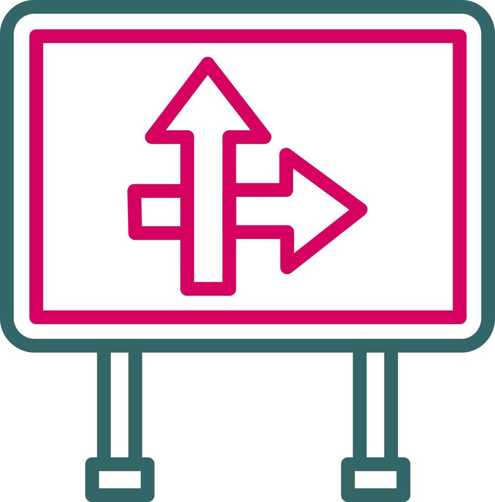 Road sign Vector Icon