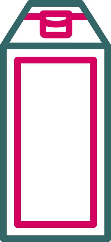 Milk Box Vector Icon