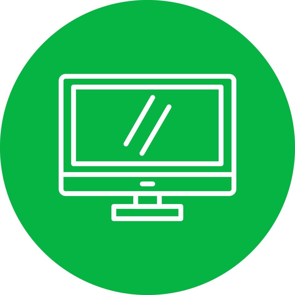 Monitor Display Vector Icon