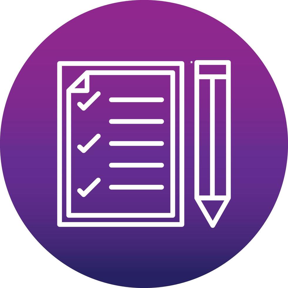 Shopping List Vector Icon
