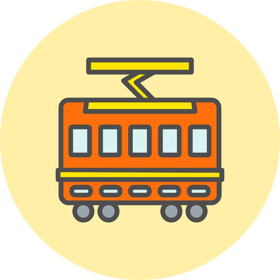 Tram Vector Icon