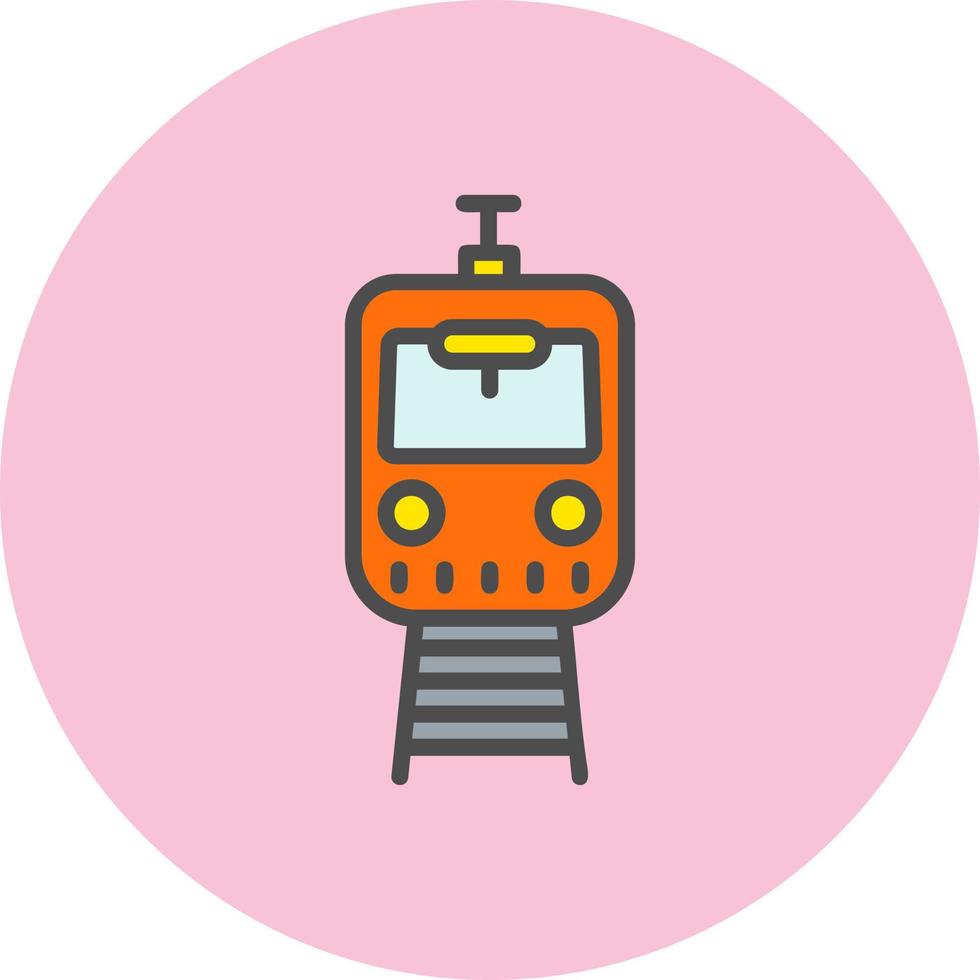 icono de vector de tren