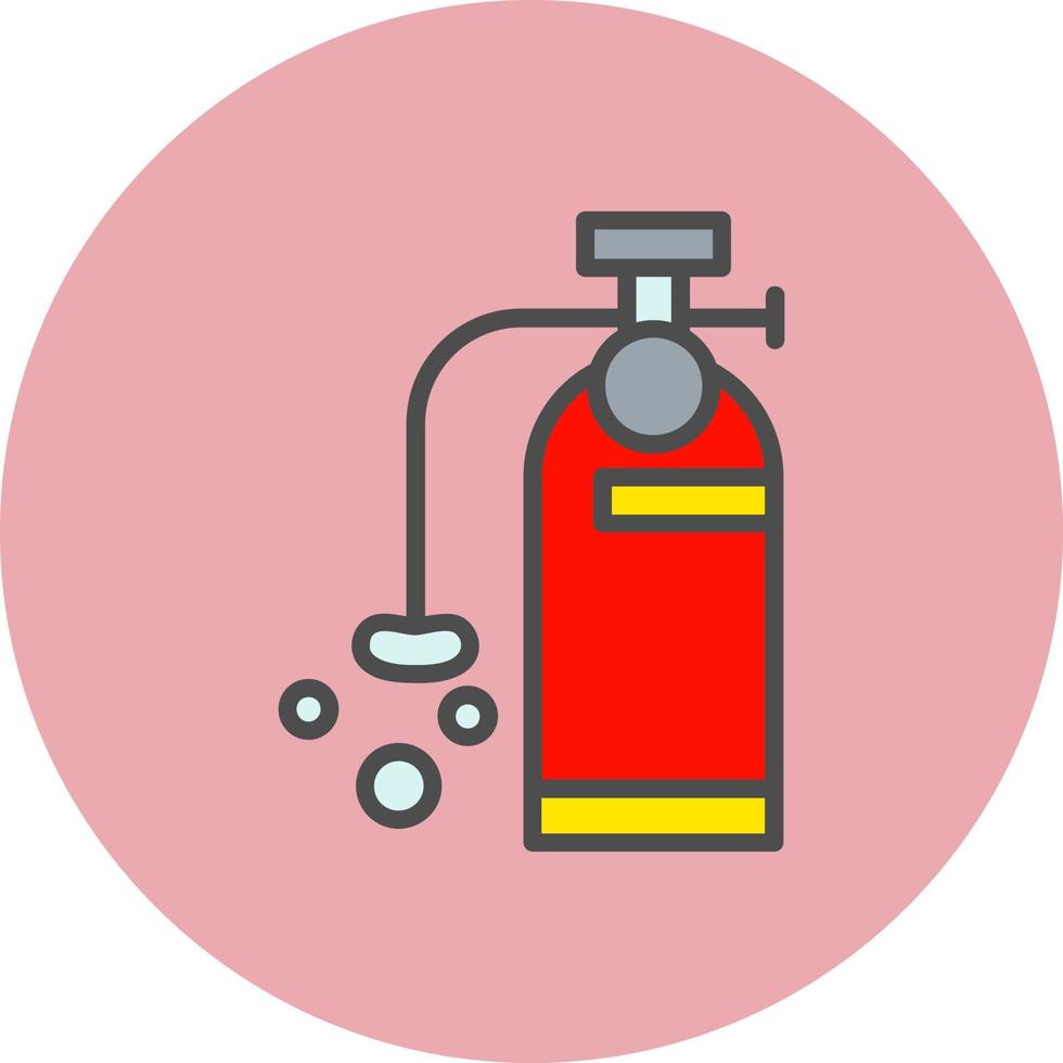 Oxygen Cylinder Vector Icon