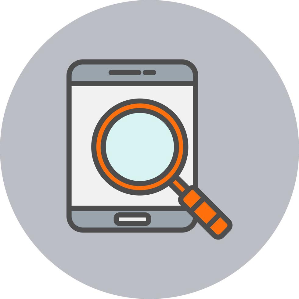 icono de vector de búsqueda