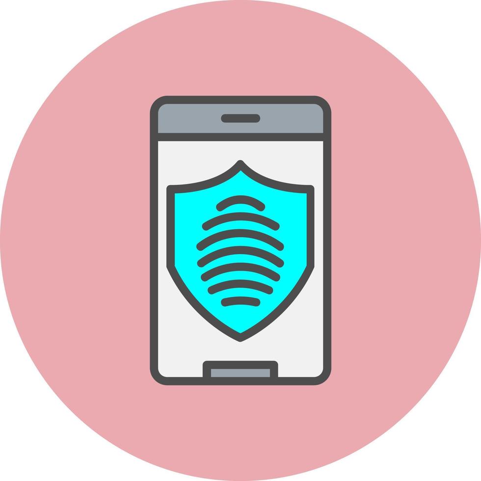 Fingerprint Vector Icon