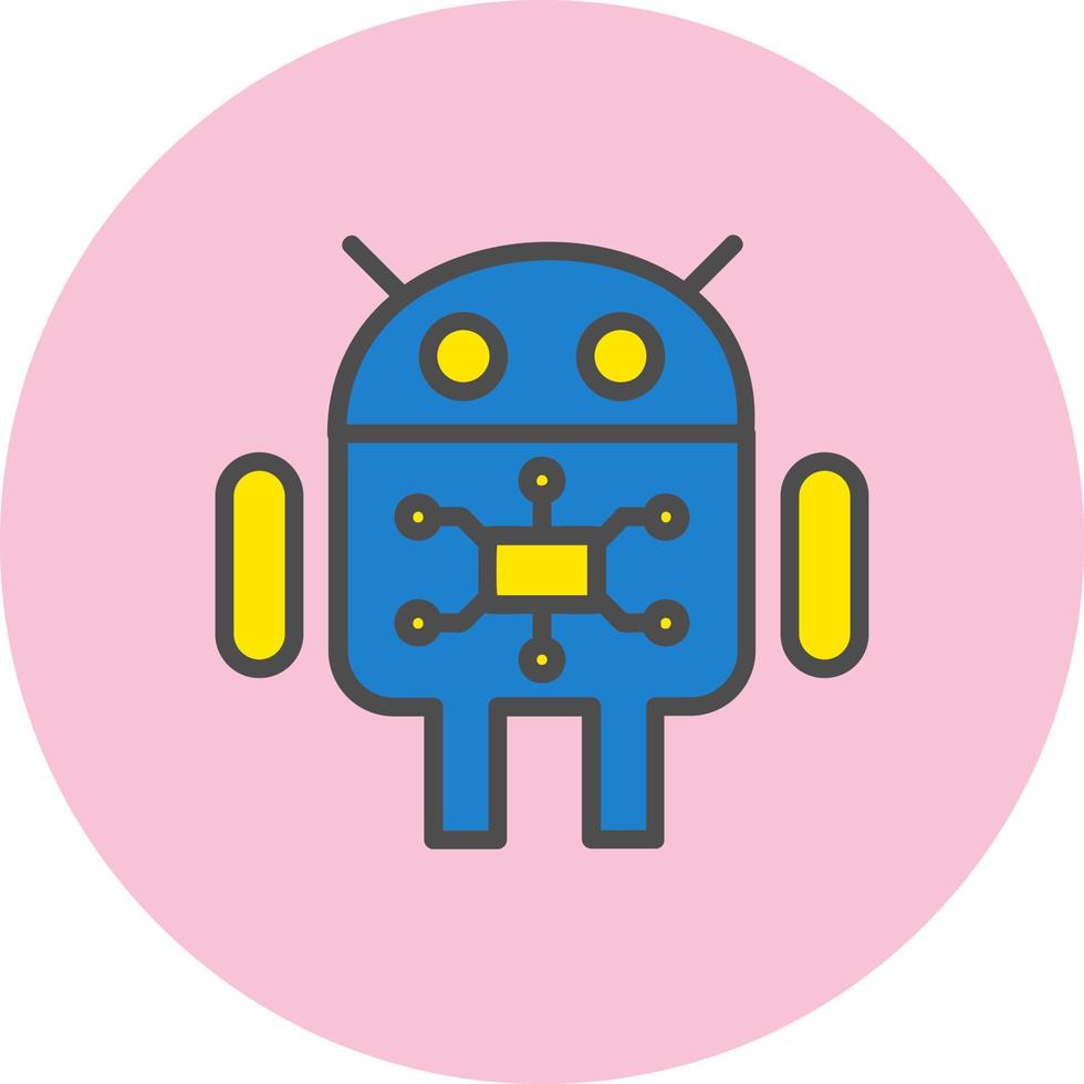 icono de vector de Android