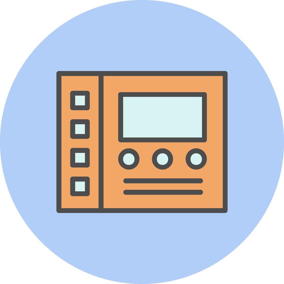Control Panel Vector Icon 16483930 Vector Art at Vecteezy