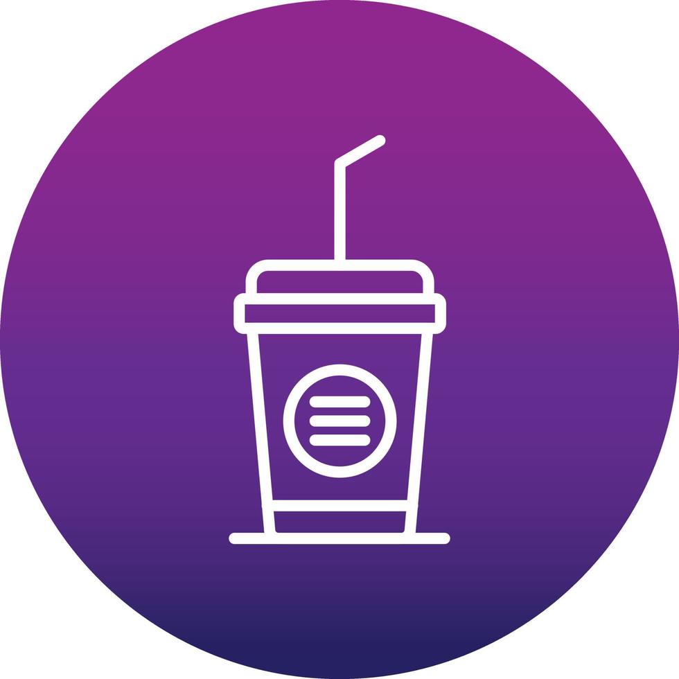 Cold Drink Vector Icon
