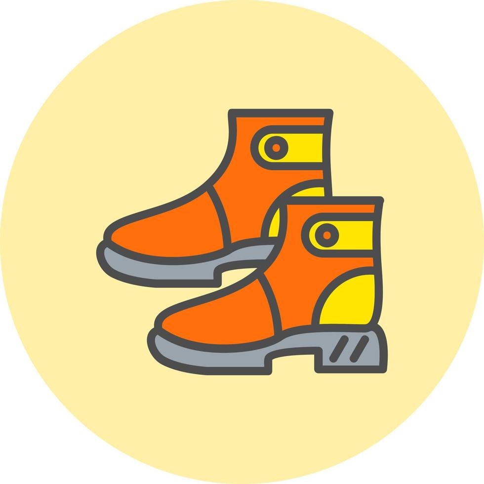 icono de vector de botas