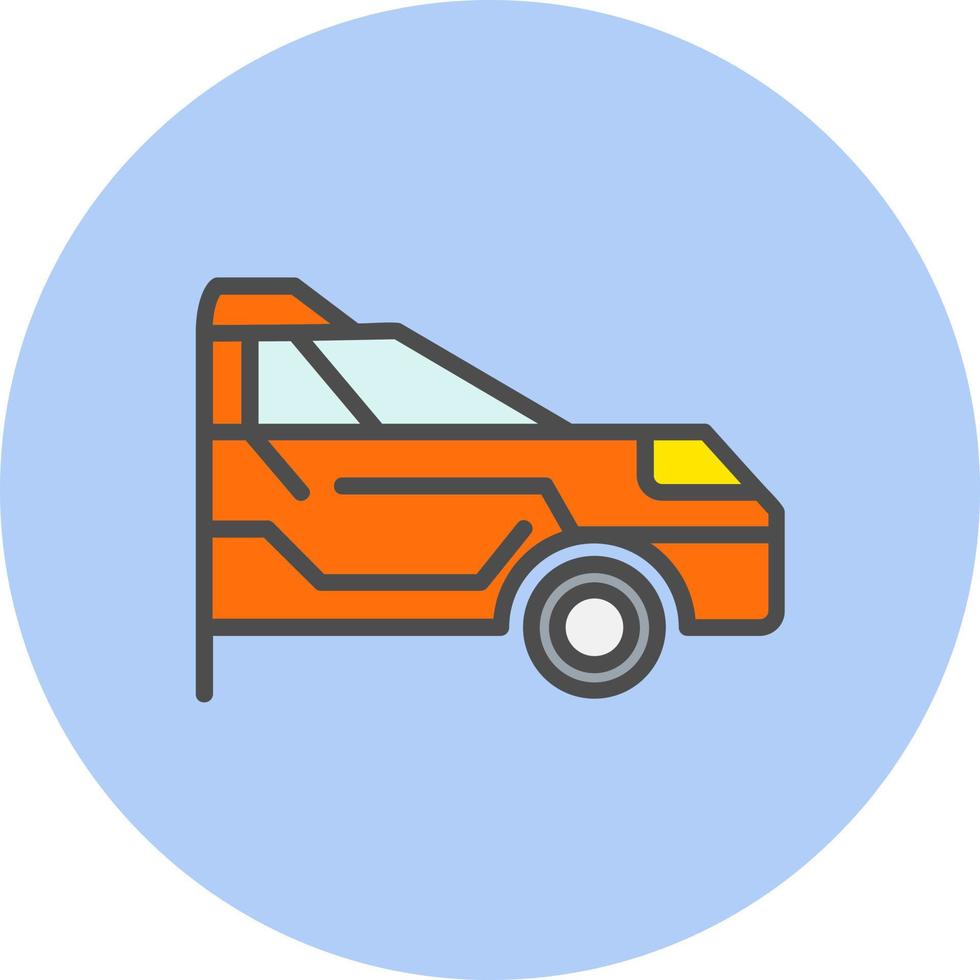 icono de vector de coche