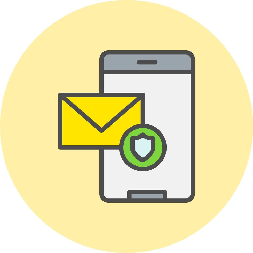Safe Mail Vector Icon