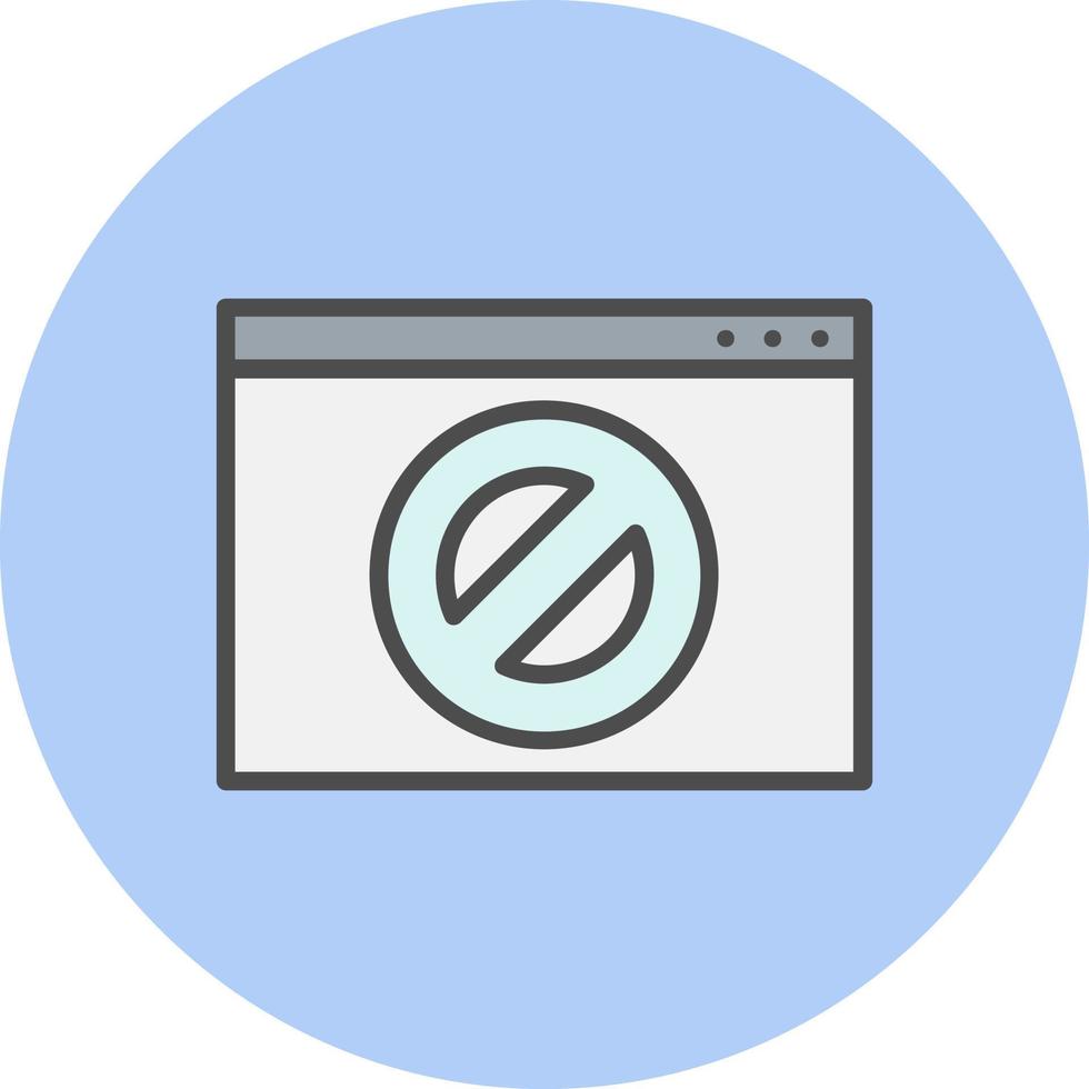 Ban Vector Icon