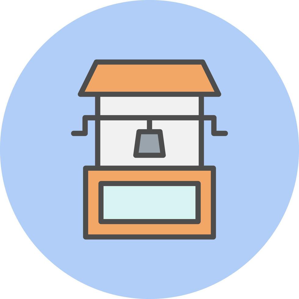 Water Well Vector Icon