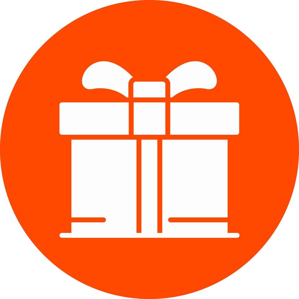 icono de vector de caja de regalo