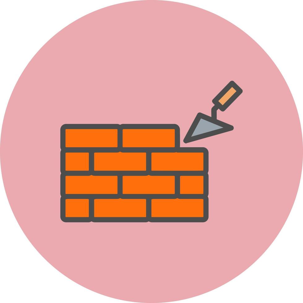 Brick Wall Vector Icon