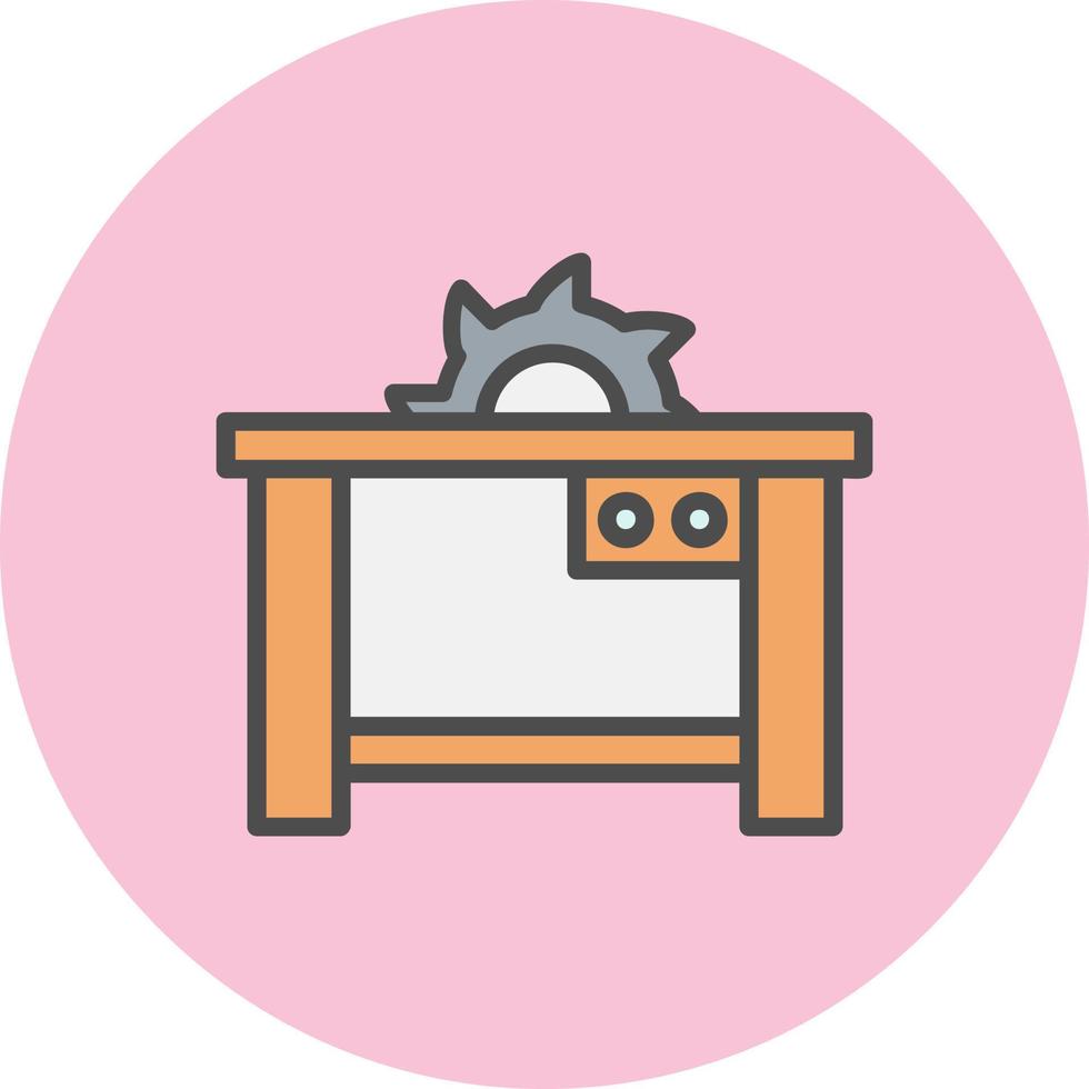 Table Saw Vector Icon