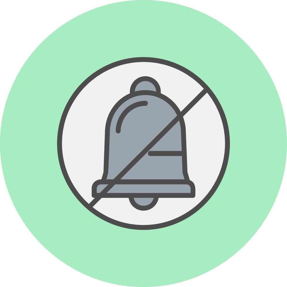No Alarm Vector Icon