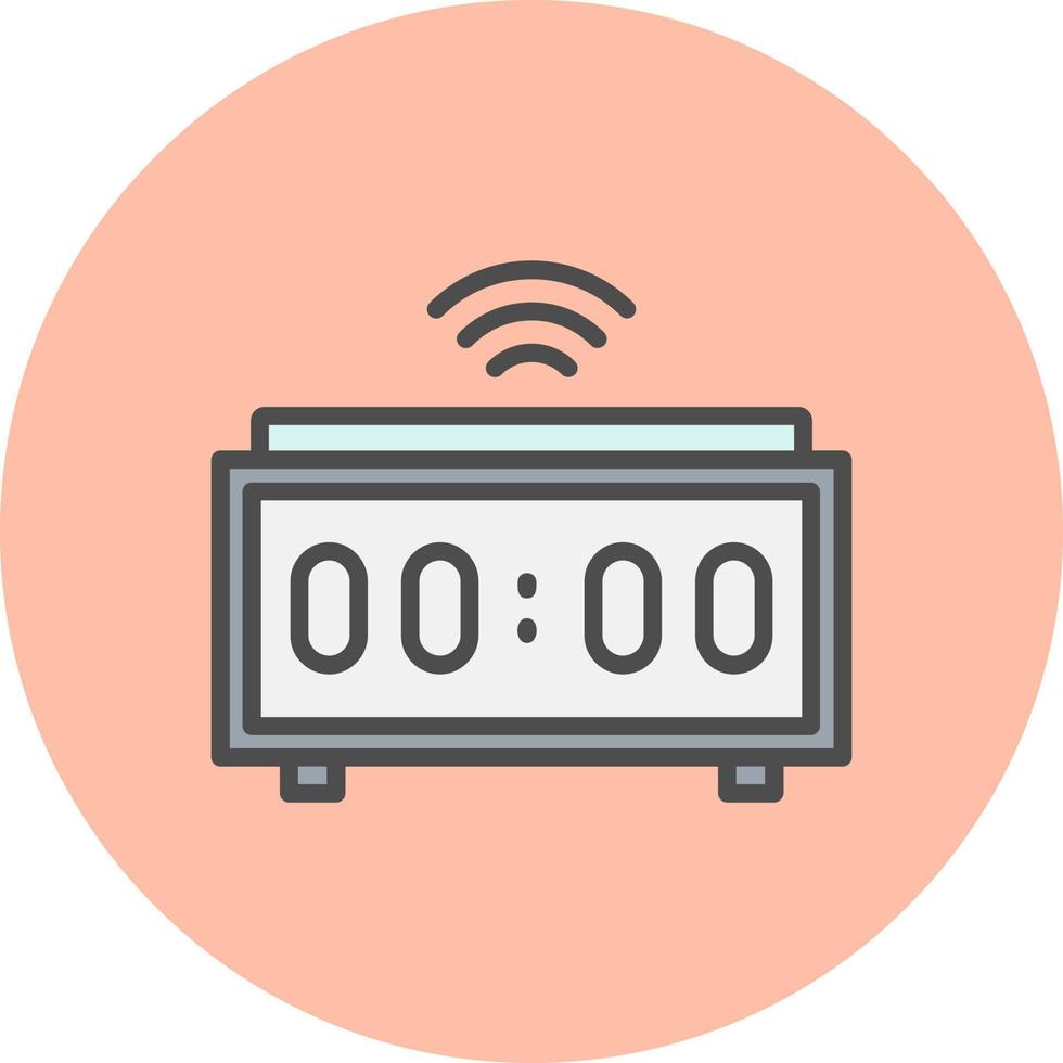 Digital Clock Vector Icon