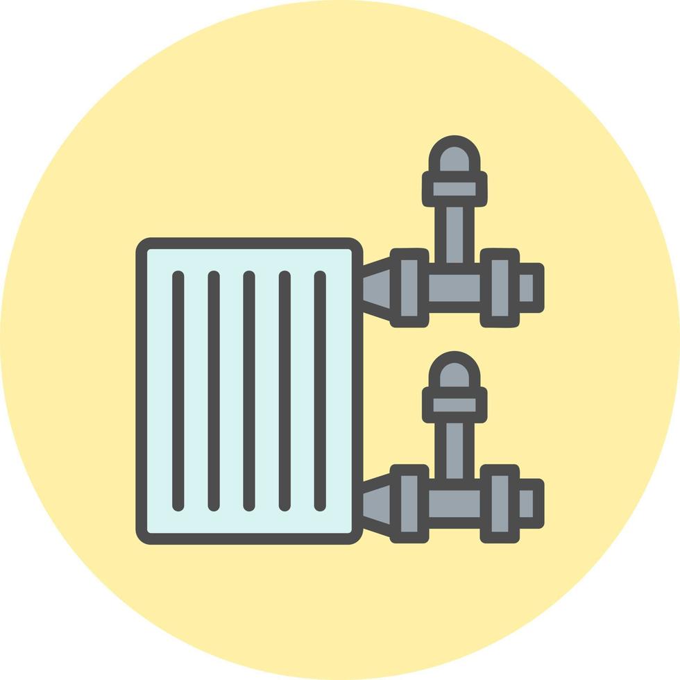 Radiator Vector Icon