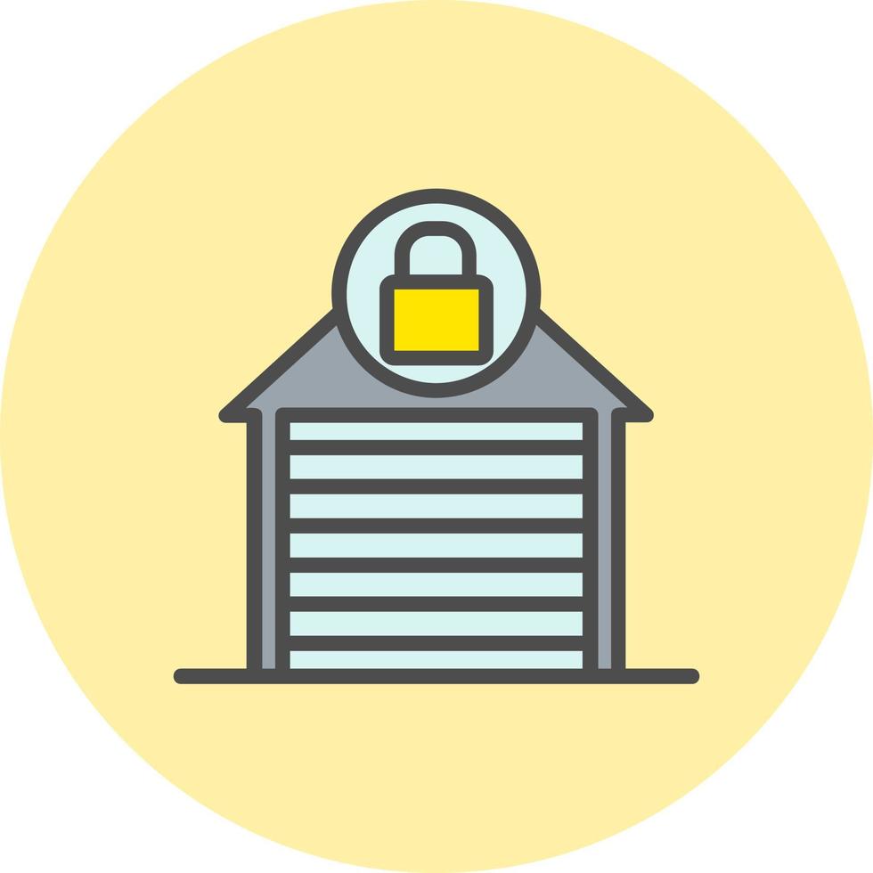 Garage Close Vector Icon